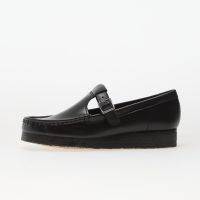 Sneakers Clarks Originals Wallabee T Bar Blk HiShine Lea EUR 38