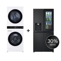 SET - LG WashTower WT1716WWF + Chladnička InstaView™ GMG860EPBE