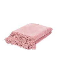 Koc Chenille 130X170 Różowy