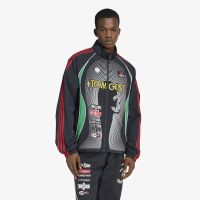 Μπουφάν adidas Teamgeist Moto Tracktop Black/ White/ Better Scarlet XL