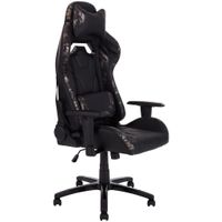 MID.YOU HERNÍ ŽIDLE, vzhled kůže, zelená, černá