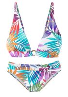 LASCANA Bikini  azur / ljubičasta / narančasta / bijela