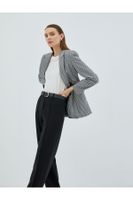 Koton Blazer Jacket Double Buttoned Pocket Detailed