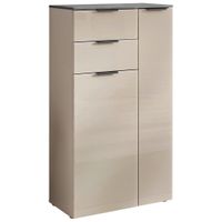 Venda STREDNE VYSOKÁ SKRINKA, antracitová, kašmírová, 60/107/30 cm