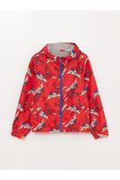 LC Waikiki Boy's Hooded Spiderman Print Raincoat