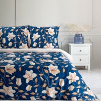 Eurofirany Unisex's Bed Linen 451813 Navy Blue