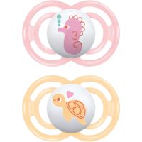 MAM Perfect 6m+ пустушка Pink/ Orange 2 кс
