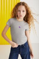 QUARTZ-GRM24021 95%cotton 5%elastane Girls' tshirt Grimelange T-Shir