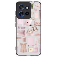 Silikónový čierny obal pre Motorola Edge 50 Neo - Glam Babe