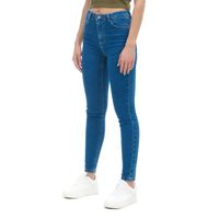 Cropp - Skinny push up traperice - plava