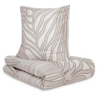 S. Oliver OBOJSTRANNÁ POSTEĽNÁ BIELIZEŇ, makosatén, sivá, béžová, 140/200 cm