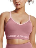 Under Armour UA Seamless Low Long Rib Sportski Grudnjak ružičasta