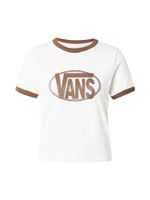 VANS Majica  boja slonovače / čokolada