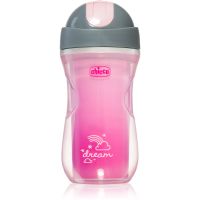 Chicco Sport Pink термочашка з трубочкою 14m+ 266 мл