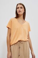 WOMEN'S T-SHIRT L-TS-4049 PEACH