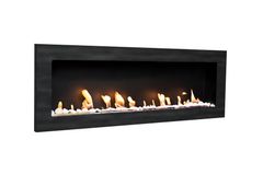 BIOFLAME biokrb Easy L Open Patina Antracit 115x40 cm