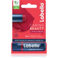 Labello Caring Beauty tónujúci balzam na pery odtieň Red 4.8 g