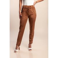Hose Mit Gummibund, Braun