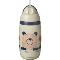 Tommee Tippee Superstar Insulated Straw Grey чашка з трубочкою для дітей 12m+ 266 мл