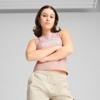 Puma ESS No. 1 Logo Slim Tanktop Damen | Mit Logo Print | Rose Quartz | Größe: L