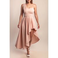 Elegantna Duga Haljina, Svijetlo Roza