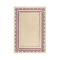 Flair Rugs RUČNE TKANÝ KOBEREC, 120/170 cm lila, béžová