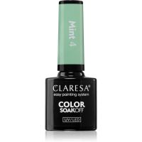 Claresa SoakOff UV/LED Color Mint Gel-Nagellack Farbton 4 5 g