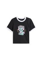 VANS Majica 'Puppy Ringer'  menta / roza / crna / bijela