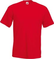 Fruit of the Loom Pánské tričko Super Premium vysoké kvality, 205 g/m Barva: Červená, Velikost: XL F181