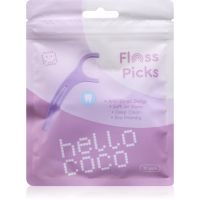 hello coco Floss Picks Hambaorgid koos hambaniidiga 30 tk