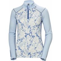 Helly Hansen W LIFA MERINO MIDWEIGHT GRAPHI Дамска тениска от мерино вълна, светлосиньо, размер