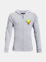 Under Armour Project Rock Sweatshirt Kinder Grau