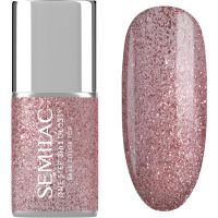 Semilac One Step 3in1 Glossy гелевий лак для нігтів відтінок 250 Glitter Pink 7 мл