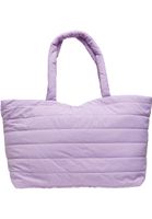 Padded Tote purple handbag