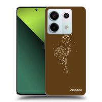 ULTIMATE CASE pro Xiaomi Redmi Note 13 Pro 5G - Brown flowers