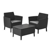 Ambia Garden TERASOVÁ SEDACIA SÚPRAVA 8-dielne, plast, textil