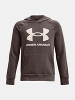 Under Armour UA Rival Fleece Mikina dětská Hnědá