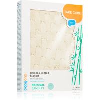 BabyOno Take Care Bamboo Knitted Blanket odeja Ecru 75x100 cm