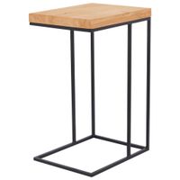 Novel PRÍRUČNÝ STOLÍK, dub, čierna, farba duba