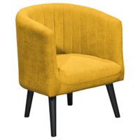 Livetastic KOKTAILOVÉ KRESLO, textil, žltá