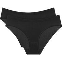 TRIUMPH SENSE OF COTTON TAI 2P Дамски бикини, черно, размер