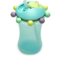 Melii Abacus Straw Sippy Cup чашка з трубочкою Blue 340 мл