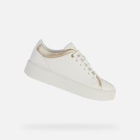 White women's sneakers Geox Skyely - Women's