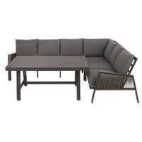 Amatio TERASOVÁ SEDACIA SÚPRAVA 4-dielne, kov, plast, textil