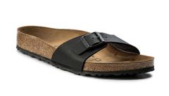 Birkenstock Madrid Birko-Flor Patent Regular Fit Ženy - Sandály Birkenstock - Černá - 40791-7.5 - Size: 7.5