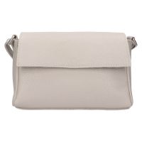 Női bőr crossbody kézitáska Italia Darina - szürke