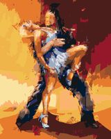 Maľovanie podľa čísel - RUMBA Rámovanie: vypnuté plátno na rám, Rozmer: 40x50 cm