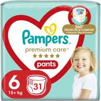 Pampers Premium Care Pants Extra Large Size 6 hlačne plenice za enkratno uporabo 15+ kg 31 kos