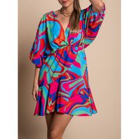 Elegantes Minikleid Mit Print Toretta, Mehrfarbig