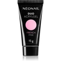 NEONAIL Duo Acrylgel French Pink гел за гел и акрилни нокти цвят French Pink 15 гр.